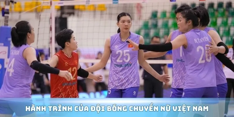 Hành trình thi đấu của đội bóng chuyền nữ Việt Nam